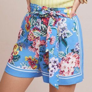 NEW Maeve Floral Scarf Print Shorts
